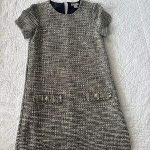 H&M Black and White Tweed Dress